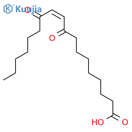 10-OCTADECENOIC ACID, 9,12-DIOXO-, (Z)- structure