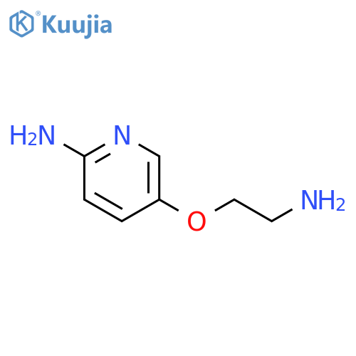 2-PYRIDINAMINE, 5-(2-AMINOETHOXY)- structure