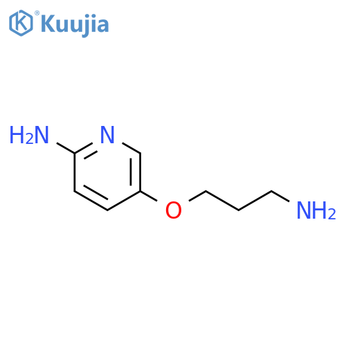 2-PYRIDINAMINE, 5-(3-AMINOPROPOXY)- structure