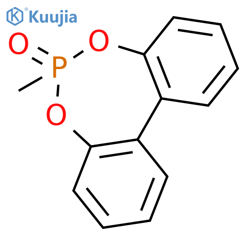dibenzo[d,f][1,3,2]dioxaphosphepin, 6-methyl-, 6-oxide structure