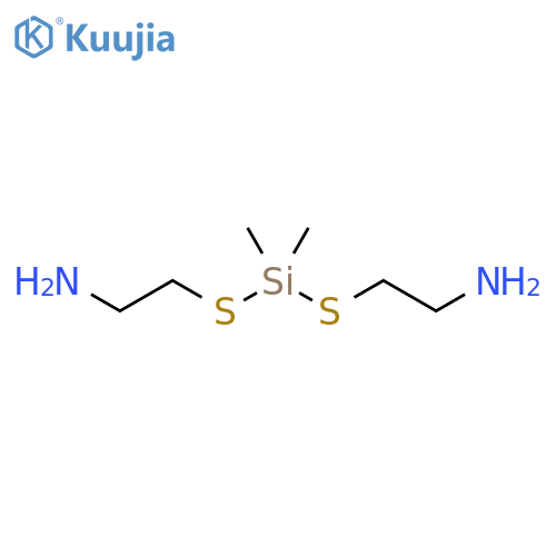 2,2'-[(dimethylsilanediyl)disulfanediyl]diethanamine structure
