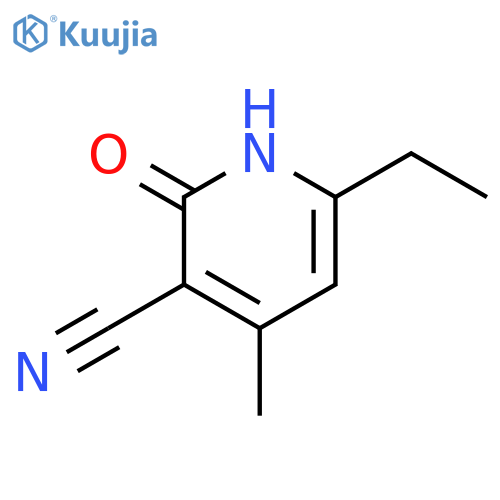 6-Ethyl-4-methyl-2-oxo-1,2-dihydro-pyridine-3-carbonitrile structure