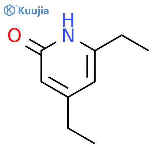 2(1H)-PYRIDINONE, 4,6-DIETHYL- structure