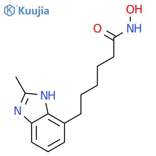 1H-BENZIMIDAZOLE-4-HEXANAMIDE, N-HYDROXY-2-METHYL- structure