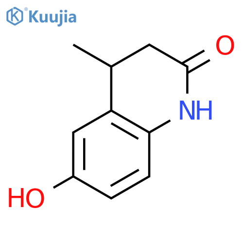 2(1H)-Quinolinone, 3,4-dihydro-6-hydroxy-4-methyl- structure