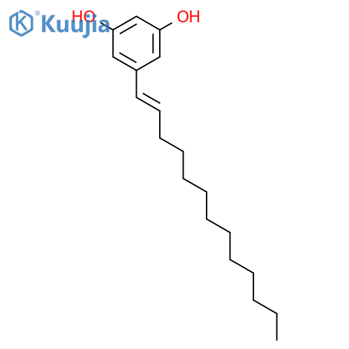 5-(Tridec-1-EN-1-YL)benzene-1,3-diol structure