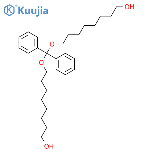 1-OCTANOL, 8,8'-[(DIPHENYLMETHYLENE)BIS(OXY)]BIS- structure