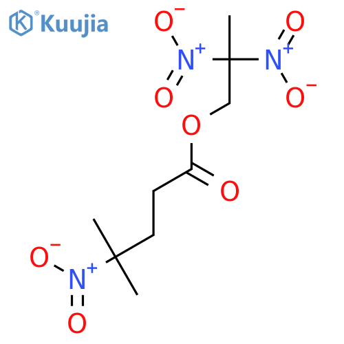 2,2-dinitropropyl 4-methyl-4-nitropentanoate structure