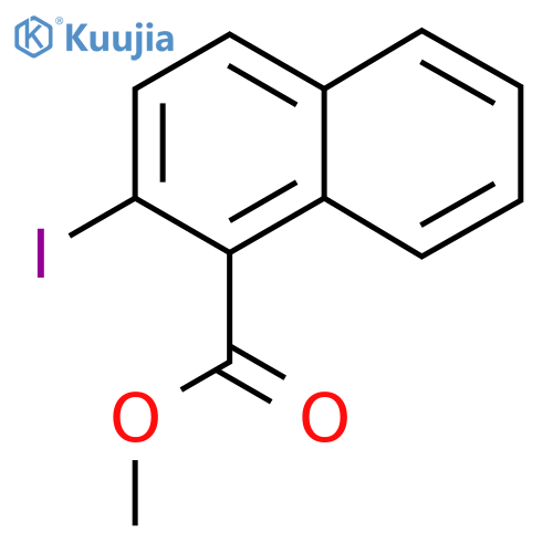 Methyl 2-iodo-1-naphthoate structure