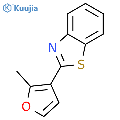 Benzothiazole,2-(2-methyl-3-furanyl)- structure