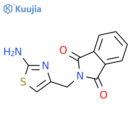 2-(2-amino-1,3-thiazol-4-yl)methyl-2,3-dihydro-1H-isoindole-1,3-dione structure