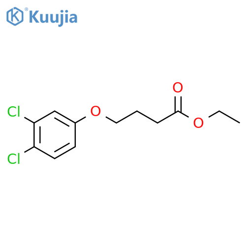 Butanoic acid, 4-(3,4-dichlorophenoxy)-, ethyl ester structure
