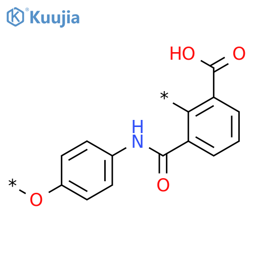 POLY[OXY-1,4-PHENYLENEIMINOCARBONYL(CARBOXYPHENYLENE)] structure