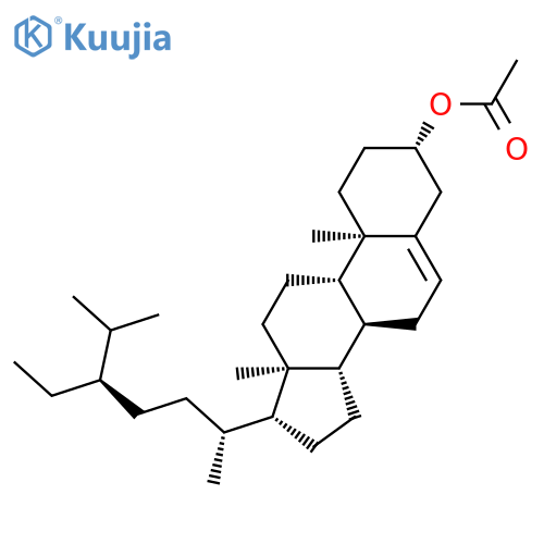 beta-Sitosterol acetate structure