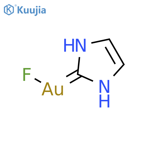 GOLD, (1,3-DIHYDRO-2H-IMIDAZOL-2-YLIDENE)FLUORO- structure