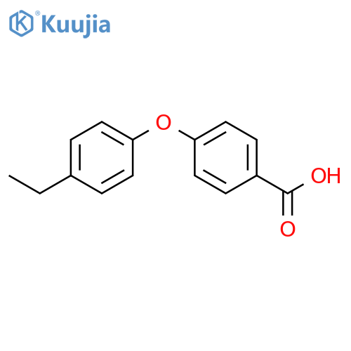 4-(4-ethylphenoxy)benzoic acid structure