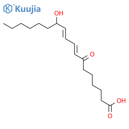 8,10-OCTADECADIENOIC ACID, 12-HYDROXY-7-OXO-, (8E,10E)- structure