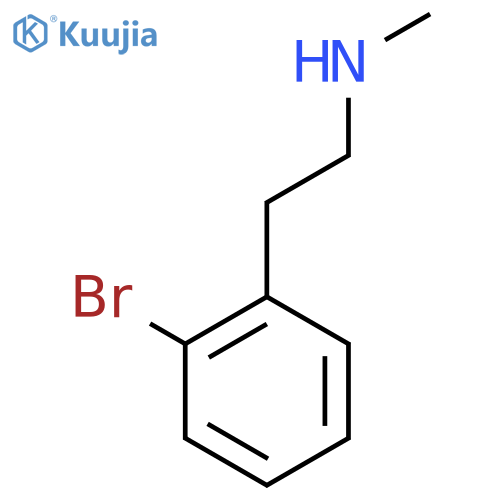 2-(2-bromophenyl)ethyl(methyl)amine structure