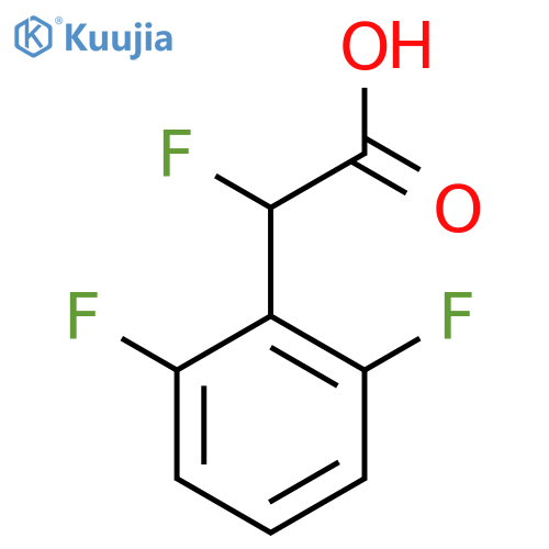 2-(2,6-Difluorophenyl)-2-fluoroacetic acid structure