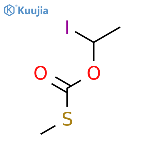 Carbonothioic acid, O-(1-iodoethyl) S-methyl ester structure