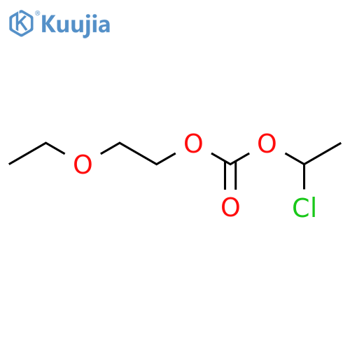 Carbonic acid, 1-chloroethyl 2-ethoxyethyl ester structure