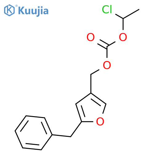 CARBONIC ACID, 1-CHLOROETHYL [5-(PHENYLMETHYL)-3-FURANYL]METHYL ESTER structure