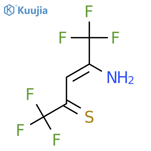 3-Pentene-2-thione, 4-amino-1,1,1,5,5,5-hexafluoro-, (Z)- structure