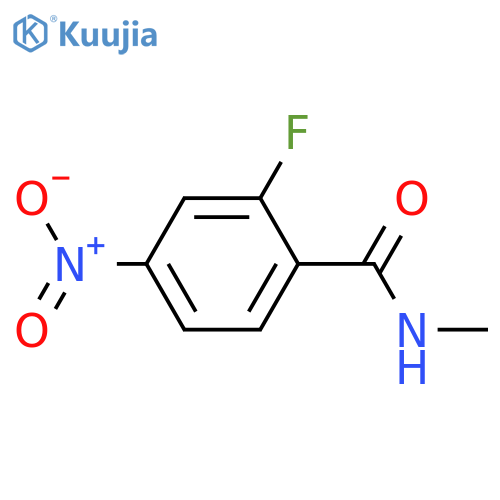 2-\u200bFluoro-\u200bN-\u200bmethyl-\u200b4-\u200bnitrobenzamide structure