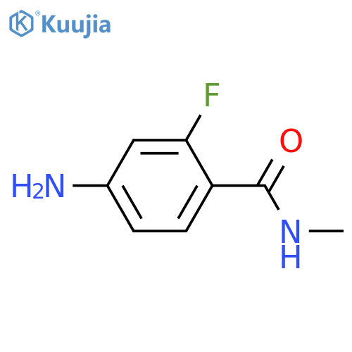 4-Amino-2-fluoro-N-methylbenzamide structure