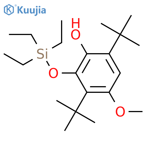 Phenoxy, 3,6-bis(1,1-dimethylethyl)-4-methoxy-2-[(triethylsilyl)oxy]- structure