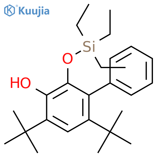 [1,1'-Biphenyl]-3-yloxy, 4,6-bis(1,1-dimethylethyl)-2-[(triethylsilyl)oxy]- structure