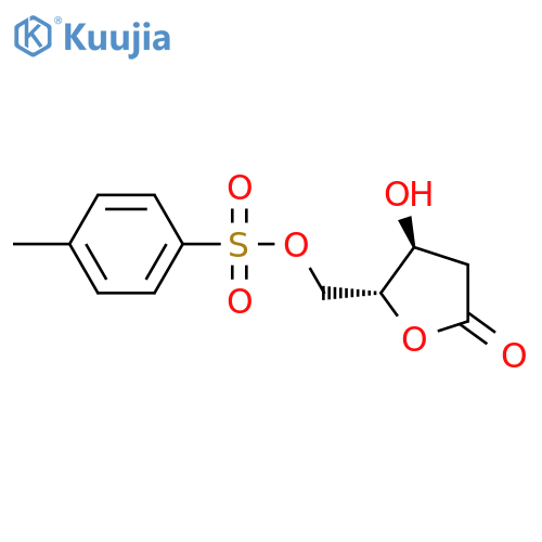 D-erythro-Pentonic acid, 2-deoxy-, .gamma.-lactone, 5-(4-methylbenzenesulfonate) structure
