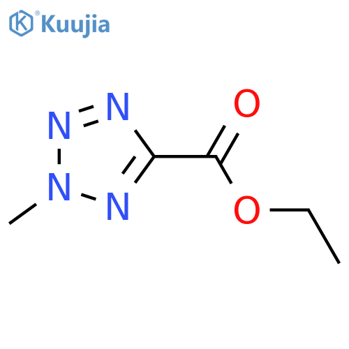 2H-Tetrazole-5-carboxylicacid, 2-methyl-, ethyl ester structure