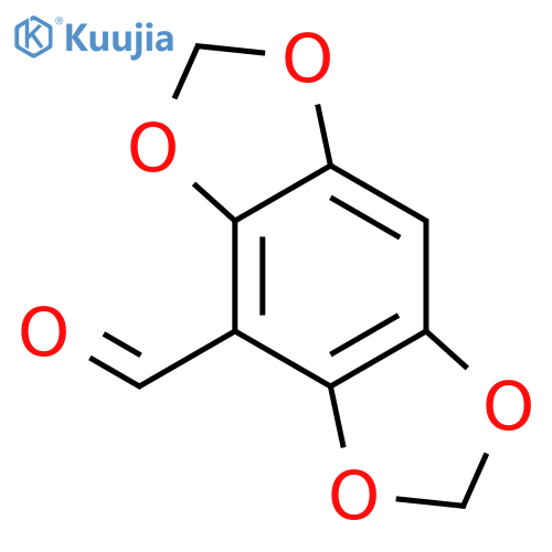 BENZO[1,2-D:4,5-D']BIS[1,3]DIOXOLE-4-CARBOXALDEHYDE structure