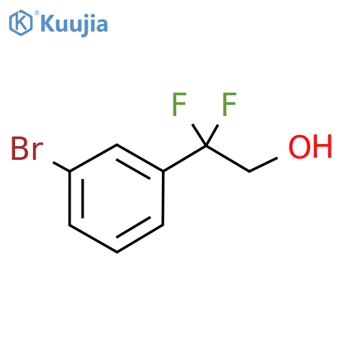 2-(3-bromophenyl)-2,2-difluoroethan-1-ol structure