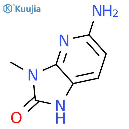 5-amino-1,3-dihydro-3-methyl-2H-Imidazo[4,5-b]pyridin-2-one structure