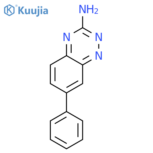 1,2,4-BENZOTRIAZIN-3-AMINE, 7-PHENYL- structure