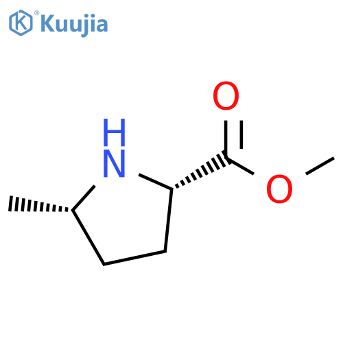 L-Proline, 5-methyl-, methyl ester, (5S)- structure