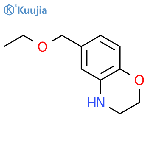 2H-1,4-Benzoxazine, 6-(ethoxymethyl)-3,4-dihydro- structure