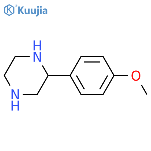 2-(4-Methoxyphenyl)piperazine structure