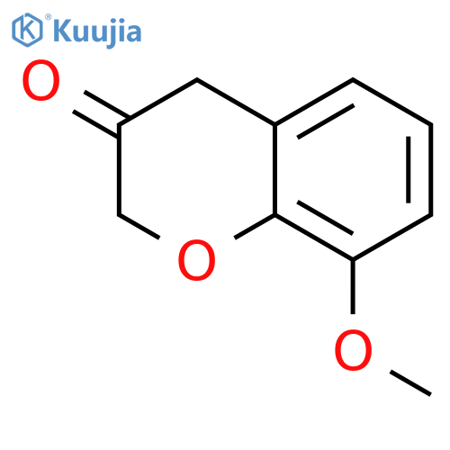 8-methoxy-3,4-dihydro-2H-1-benzopyran-3-one structure