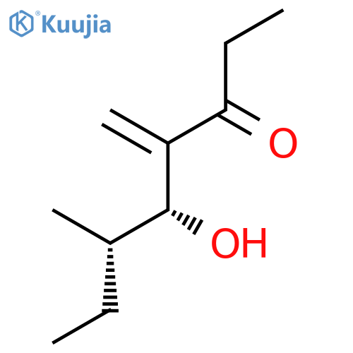 3-Octanone, 5-hydroxy-6-methyl-4-methylene-, (5R,6S)- structure