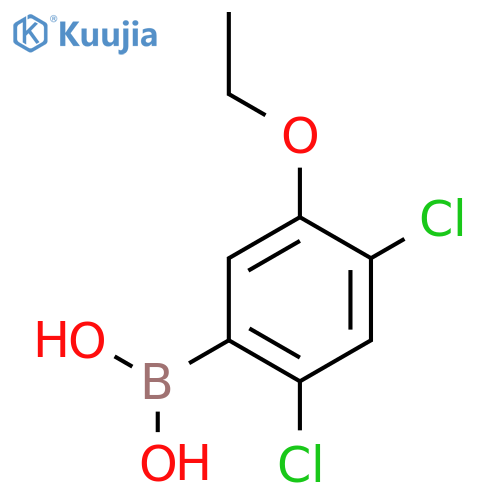 2,4-Dichloro-5-ethoxyphenylboronic acid structure