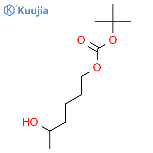 CARBONIC ACID, 1,1-DIMETHYLETHYL 5-HYDROXYHEXYL ESTER structure