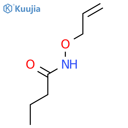 Butanamide, N-(2-propenyloxy)- structure