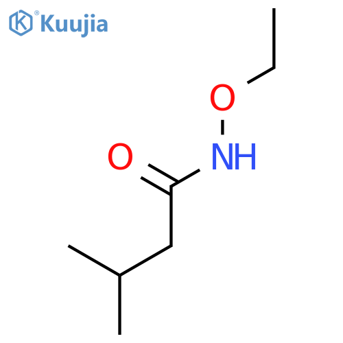 BUTANAMIDE, N-ETHOXY-3-METHYL- structure