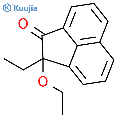 1(2H)-Acenaphthylenone, 2-ethoxy-2-ethyl- structure