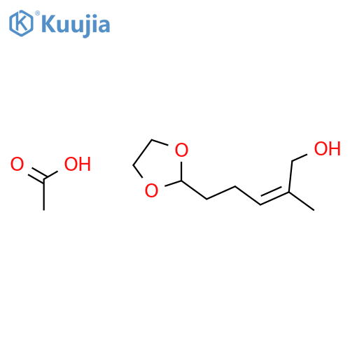 2-PENTEN-1-OL, 5-(1,3-DIOXOLAN-2-YL)-2-METHYL-, ACETATE, (Z)- structure