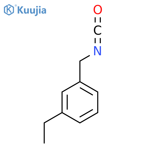1-ethyl-3-(isocyanatomethyl)benzene structure