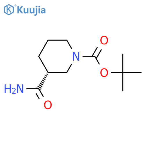 (R)-Tert-Butyl 3-carbamoylpiperidine-1-carboxylate structure